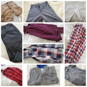 lot Boys size 8 dressy casual euc tops bottoms